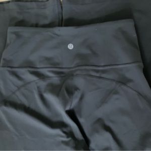 LuLuLemon Leggings Groove High Rise Grey Flared Pant NuNu  Size 8